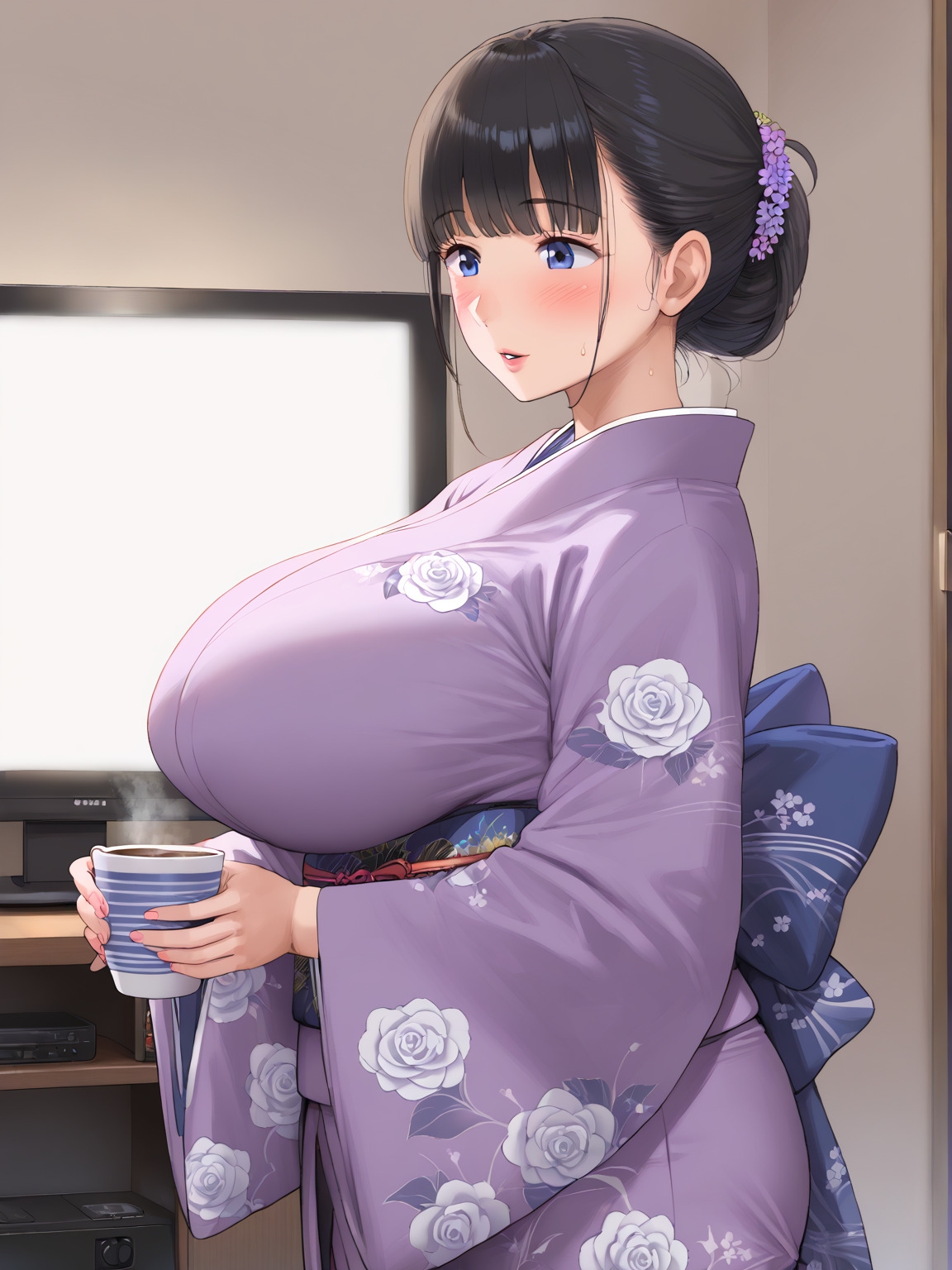 浴衣が乱れる、その理由