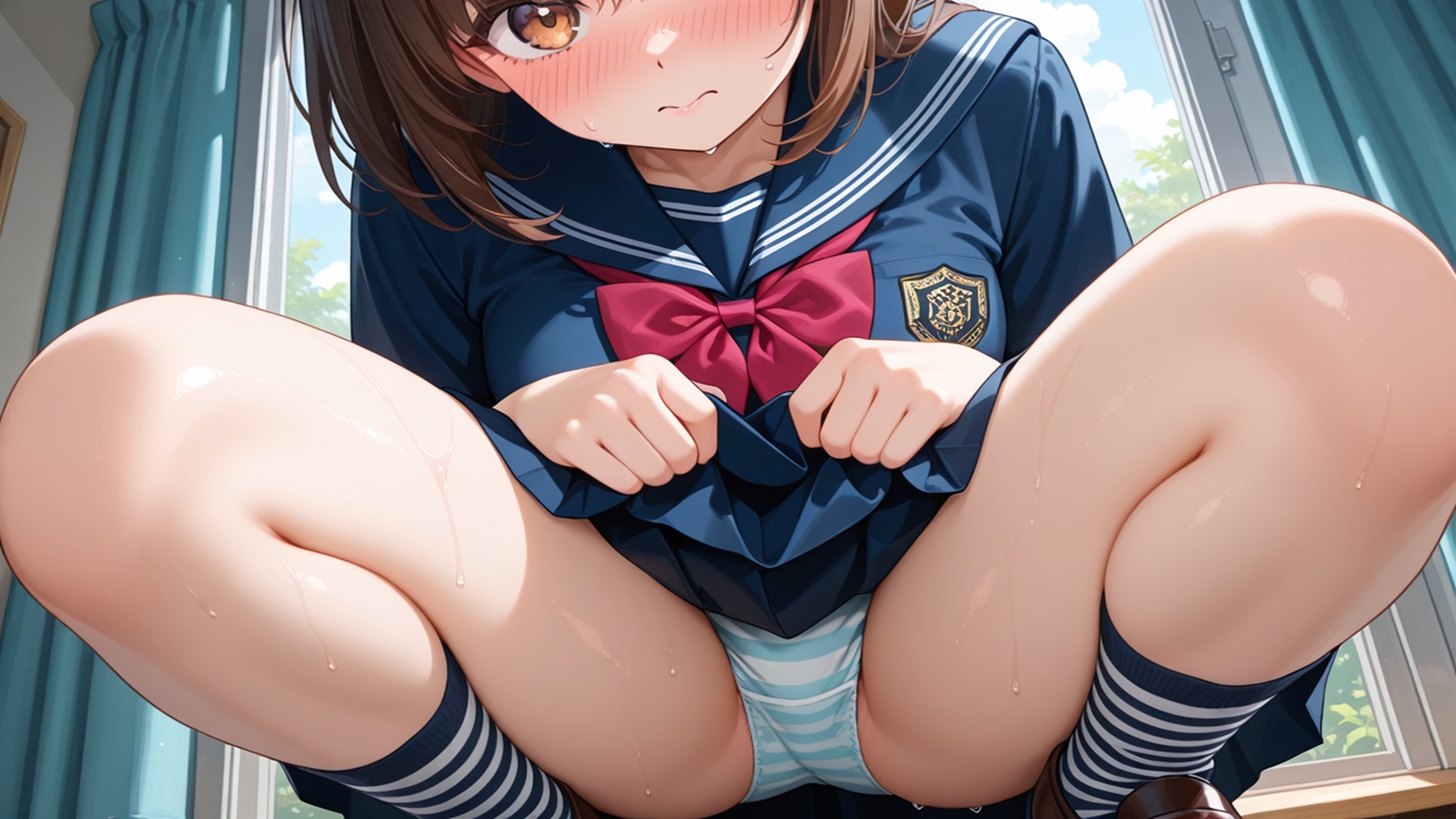 パンツこれくしょん しゃがみ接写編