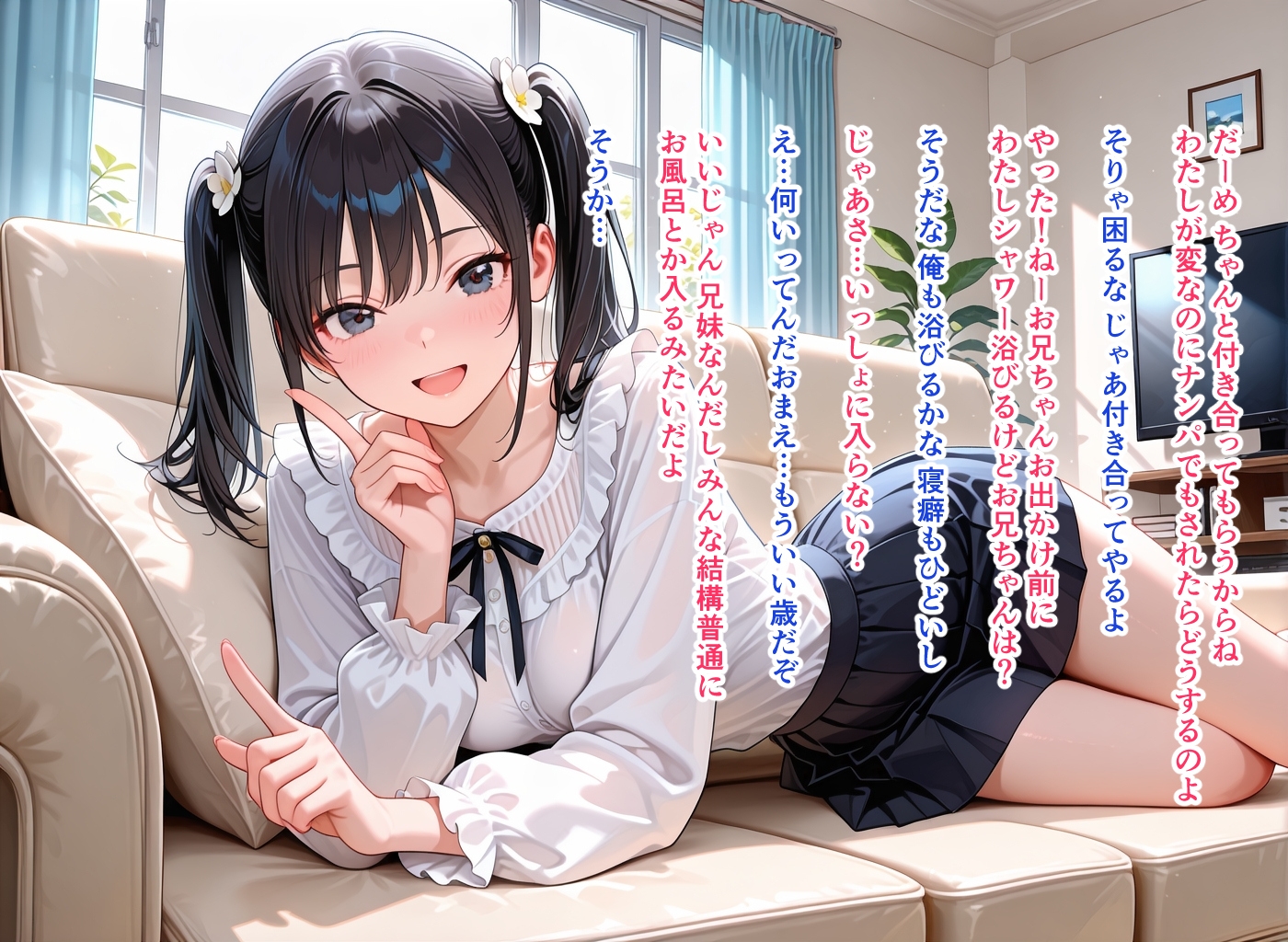 妹と二人暮らし