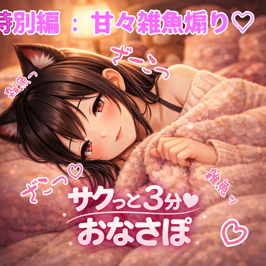 【あまあま3分おなサポ】特別編:甘々雑魚煽り♡