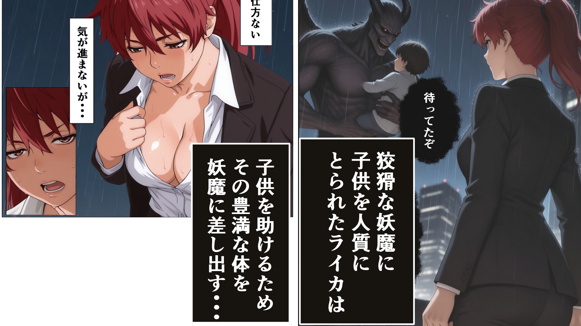 退魔士ライカ 屈辱の人質交渉 前編