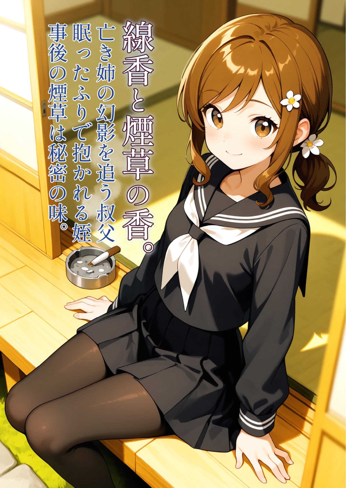 線香と煙草の香。