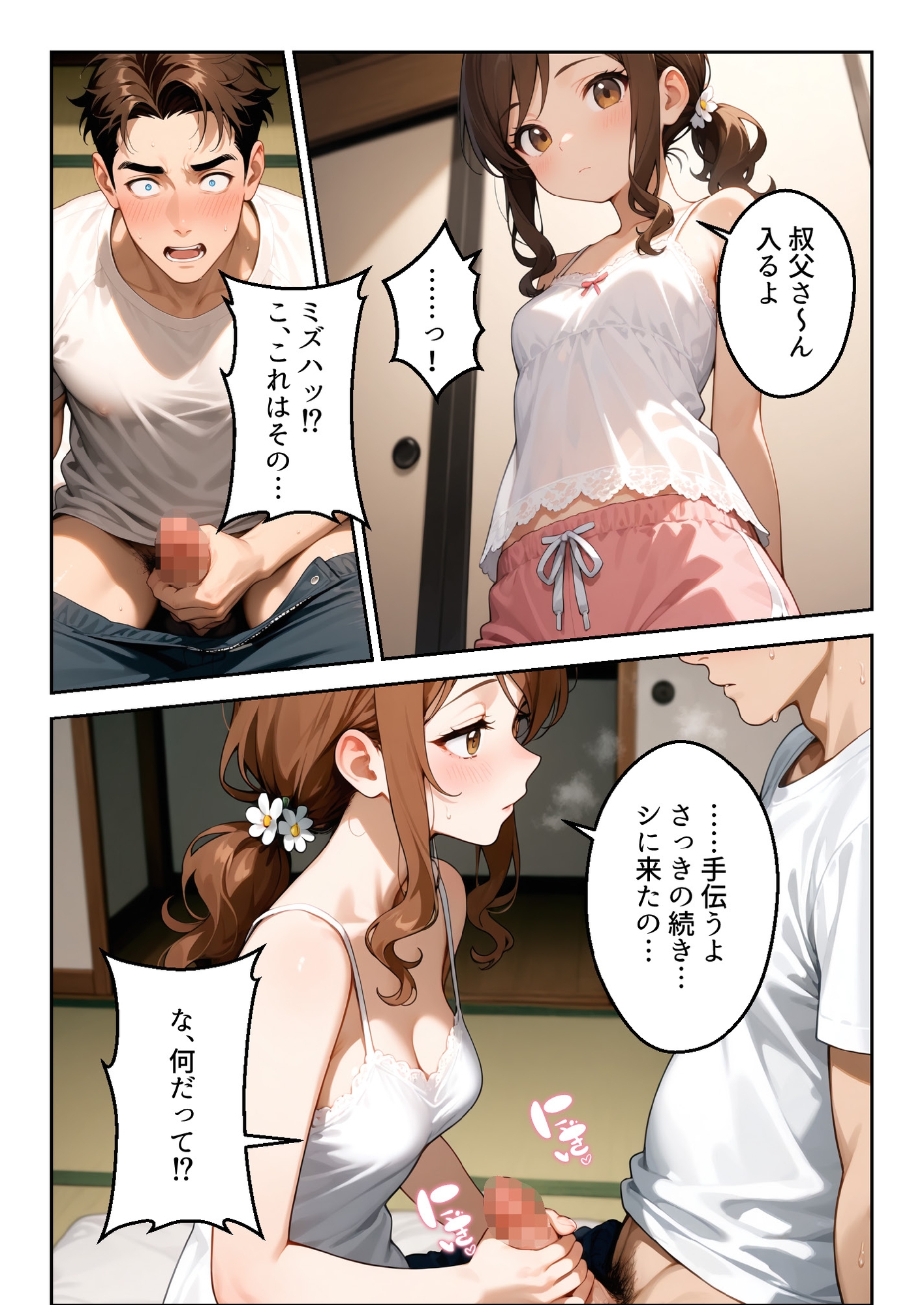 線香と煙草の香。