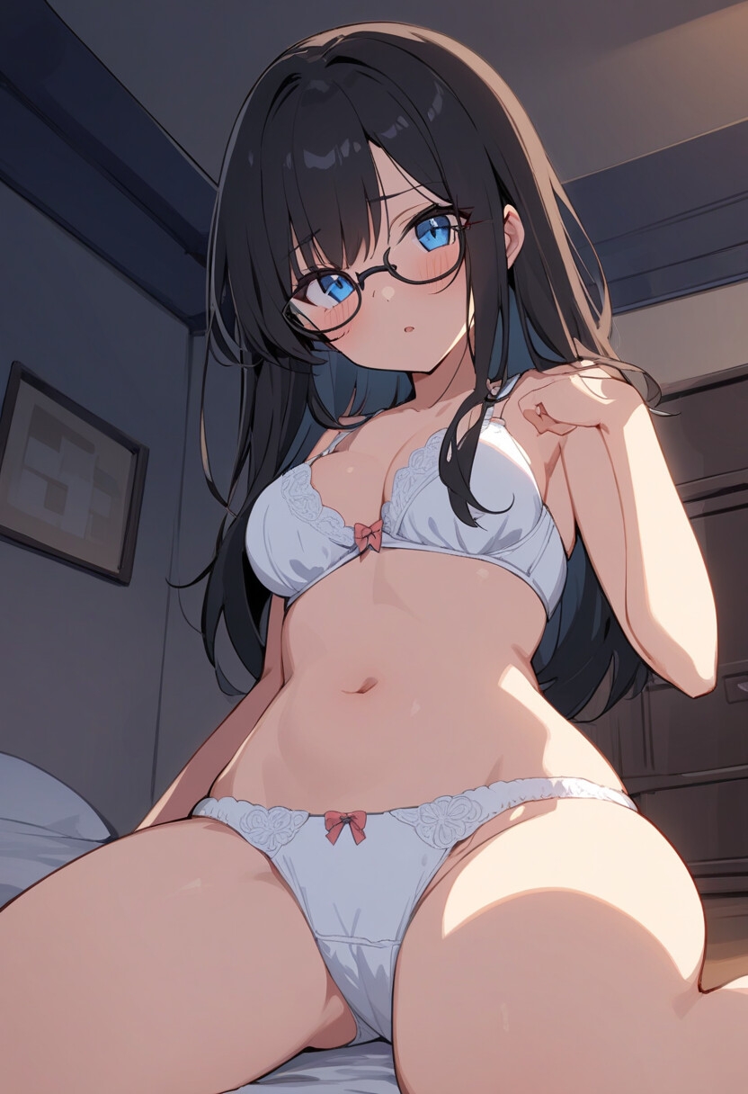 4種の下着であお向け&馬乗り vol.1