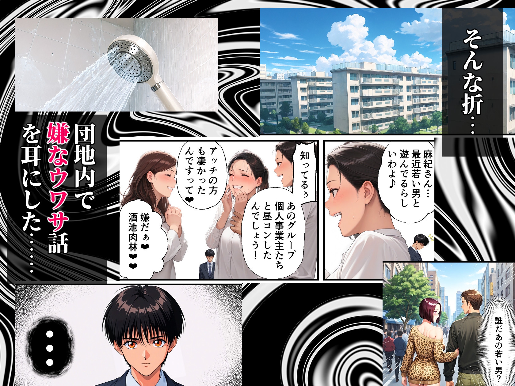 団地妻NTR～清楚妻が早漏雑魚ちんこ(ダンナ)に欲求不満爆発‼ NN(生中だし)オフ会しちゃった話～