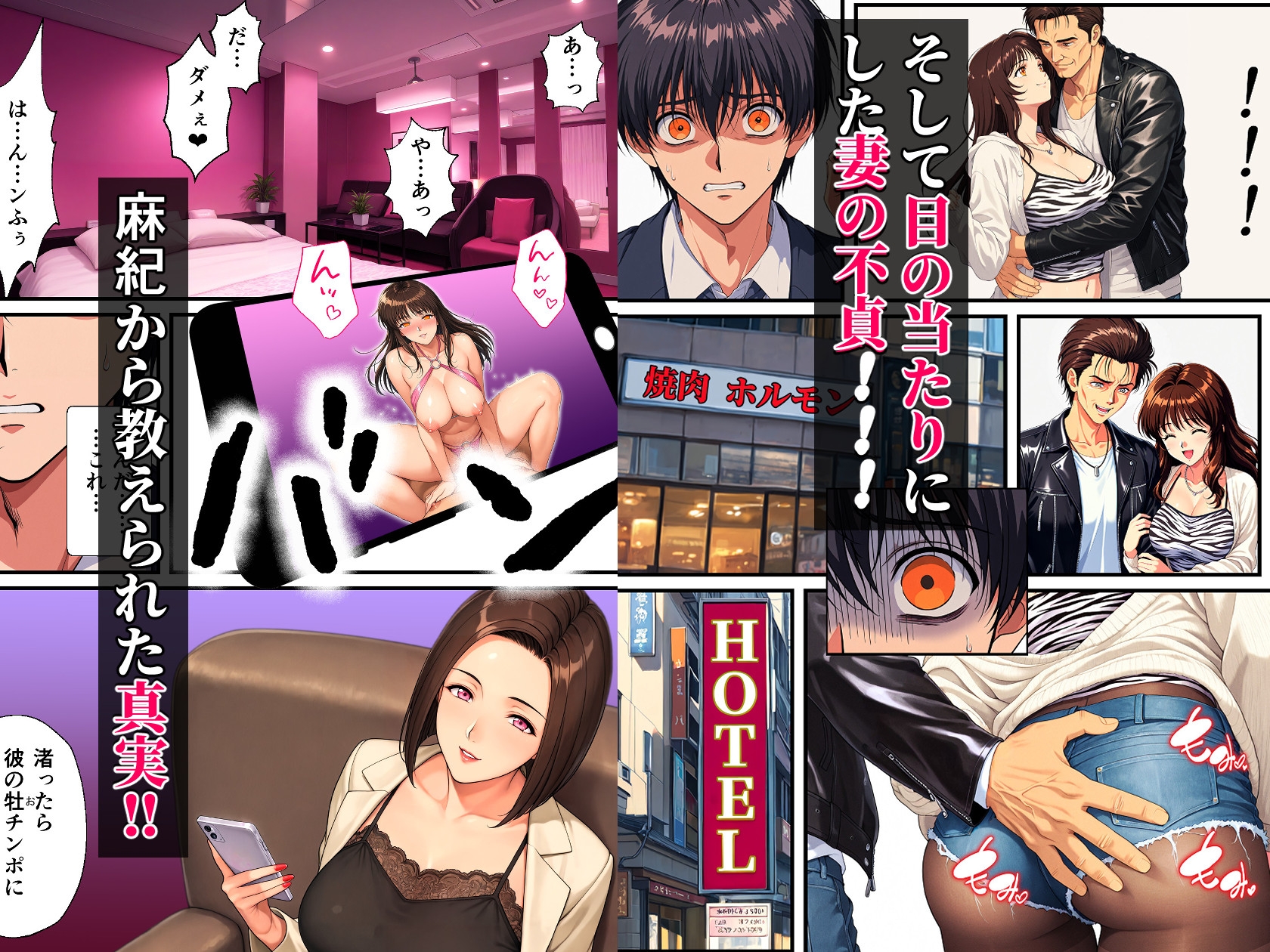 団地妻NTR～清楚妻が早漏雑魚ちんこ(ダンナ)に欲求不満爆発‼ NN(生中だし)オフ会しちゃった話～