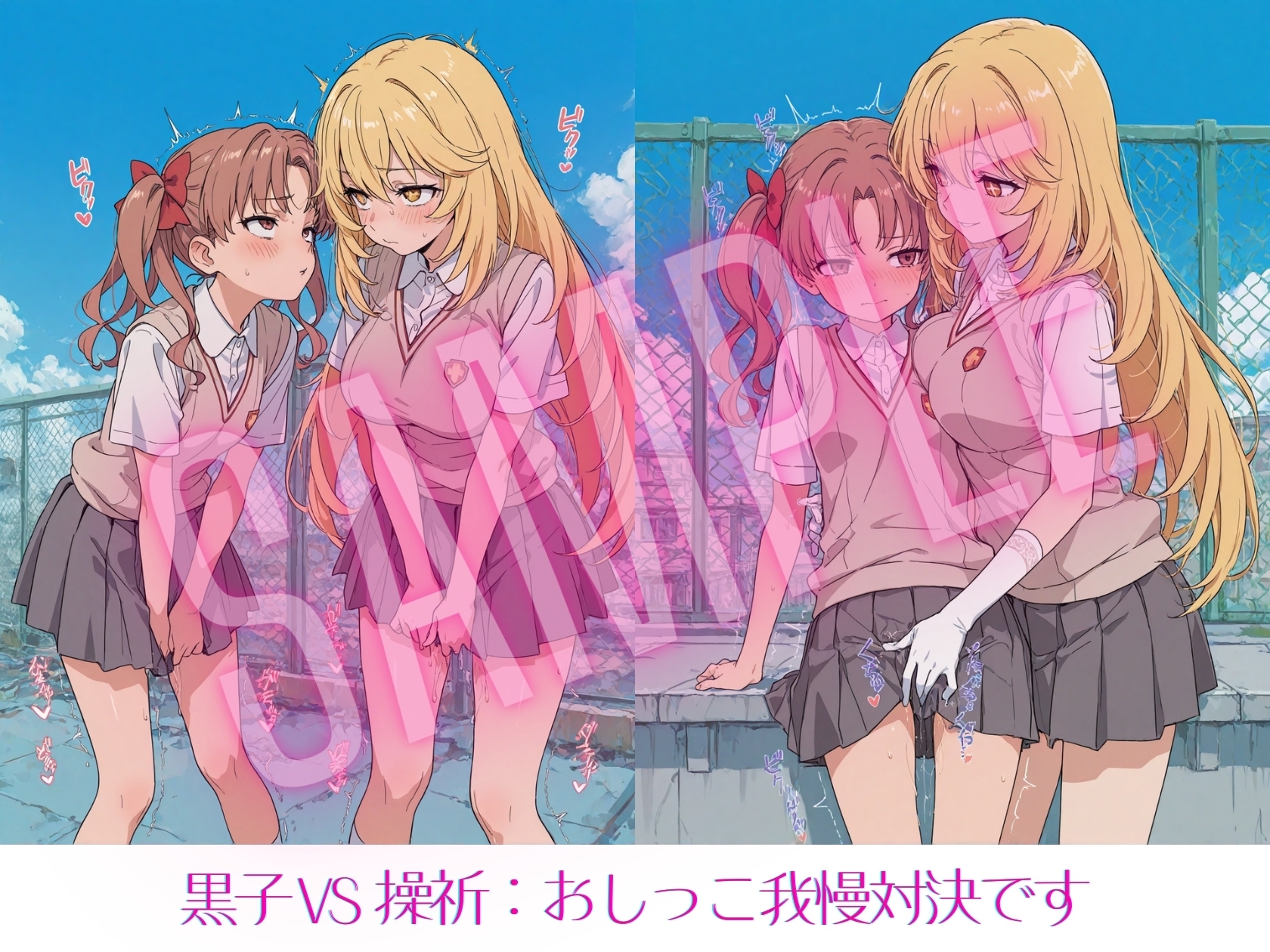 とある少女のレズバトル