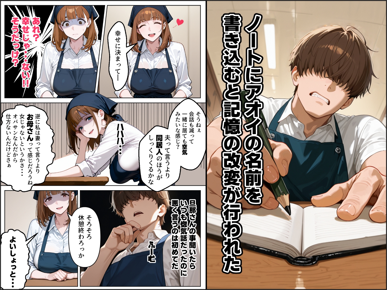 良妻賢母の記憶を改変して托卵させる話