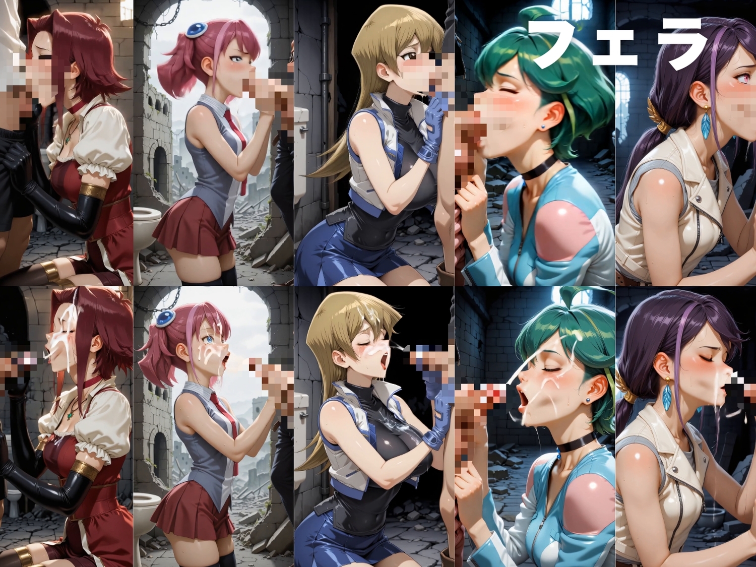 フェラとパイズリとバックと正常位 淫☆戯☆王編