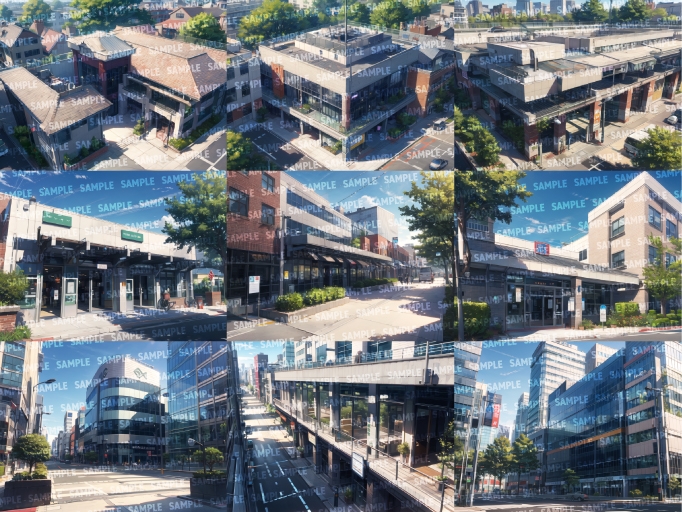 【背景210枚】都会|差分あり