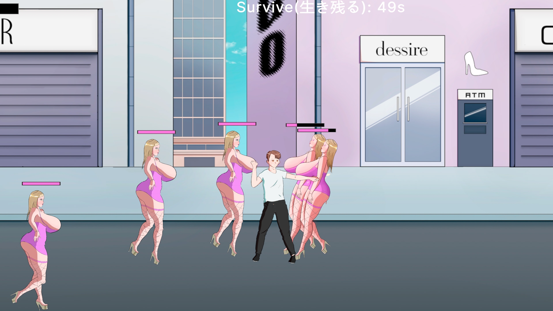 [WeakHero] - 絶望の70秒:美少女分身軍団の執拗な誘惑とビンタ [Action/Live2D] – Preview 2