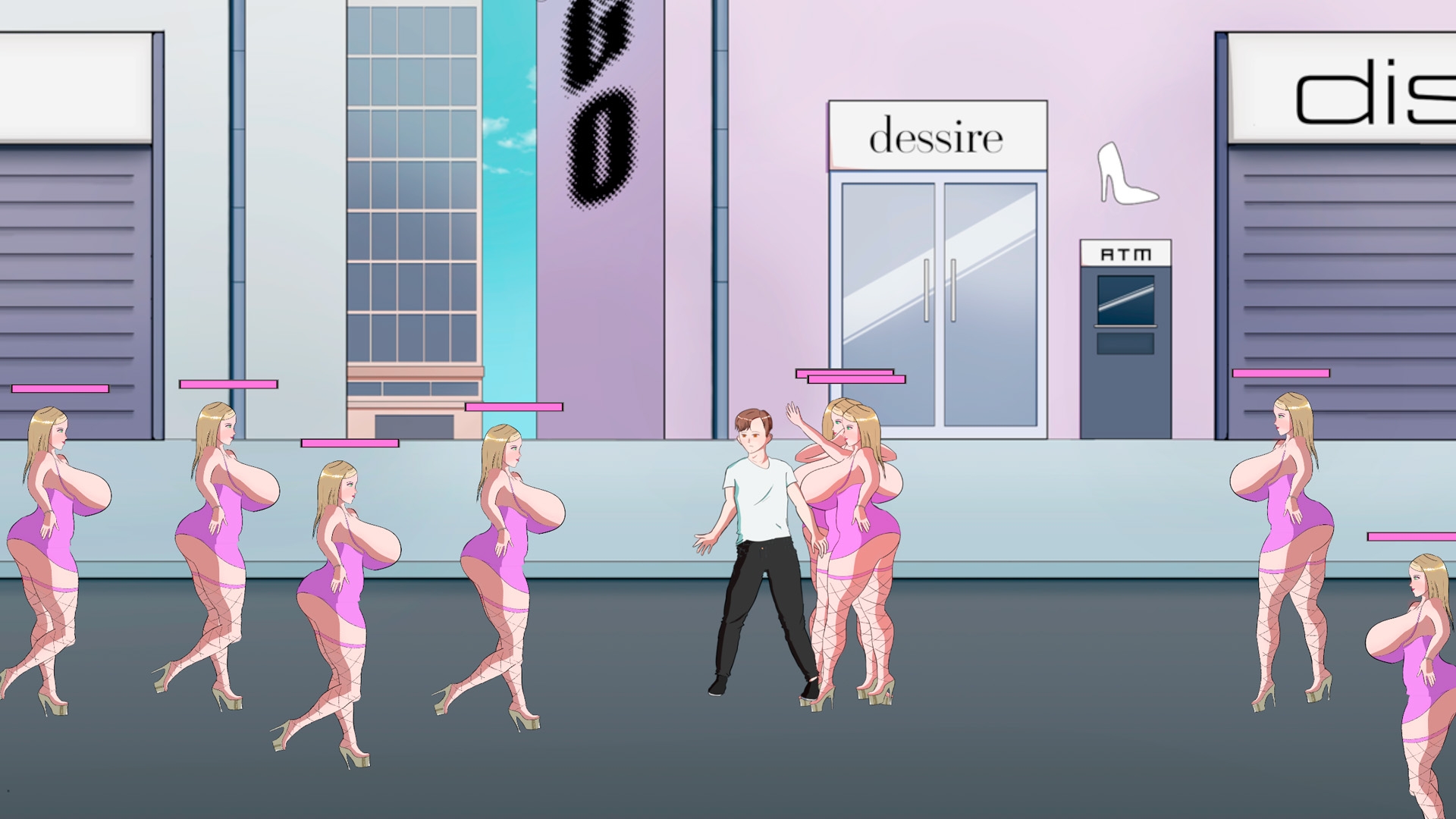 [WeakHero] - 絶望の70秒:美少女分身軍団の執拗な誘惑とビンタ [Action/Live2D] – Preview 3