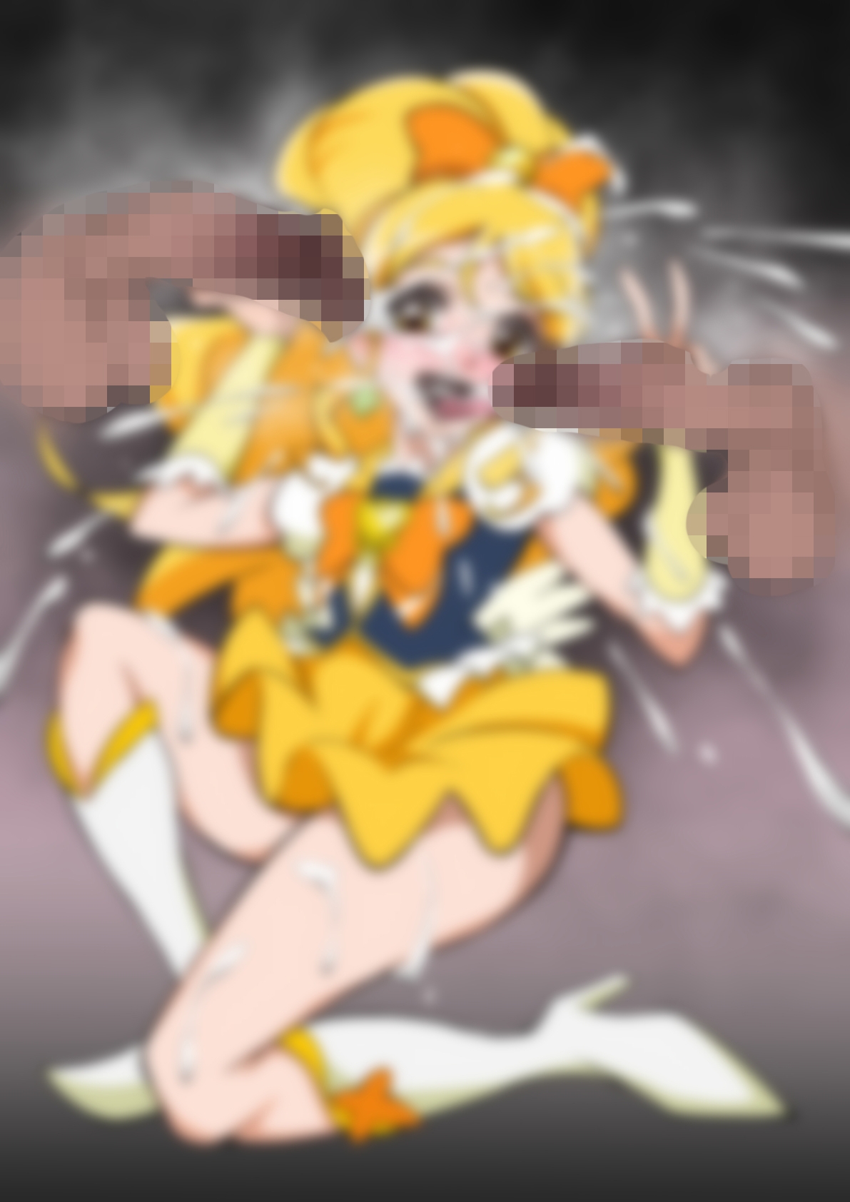 「ハピネスチャージプリ〇ュア！」〇ュアハニー