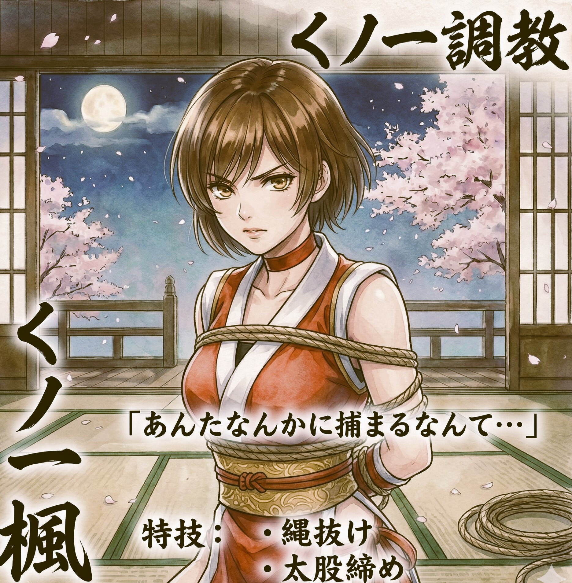 くノ一楓の調教 逆転快楽地獄編 CV伊藤ノア KU100