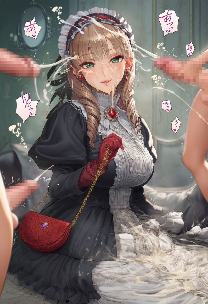 ゴシック〇リィタ様にぶっかけ射精 ver.F