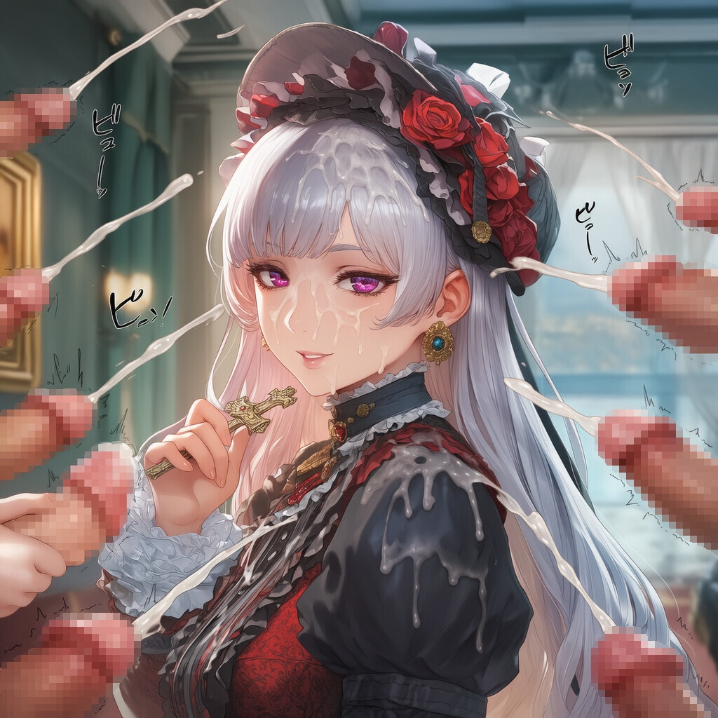 ゴシック〇リィタ様にぶっかけ射精 ver.F