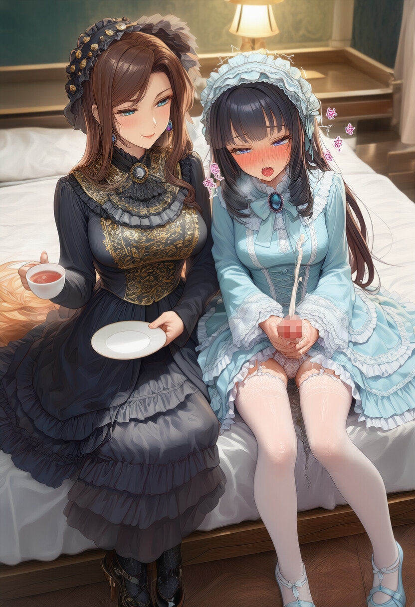 ゴシック〇リィタ様にぶっかけ射精 ver.F