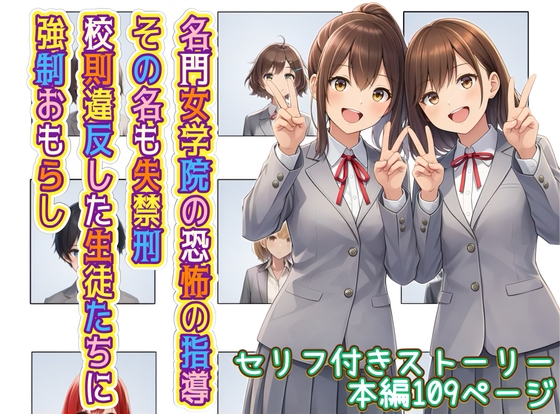 名門女学院の恐怖の指導 その名も失禁刑 校則違反した生徒たちに強○おもらし