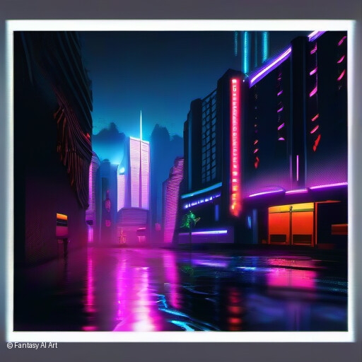幻想AIアート集 Vol.1 〜魔法の森とサイバーシティ〜
