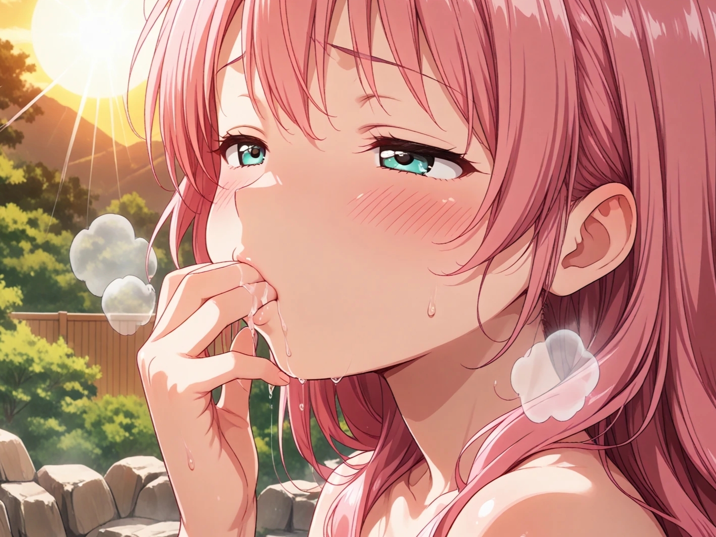 AI美少女イラスト Vol.44 L〇VERS 恋に〇ちたら 大〇ひな子(温泉編)