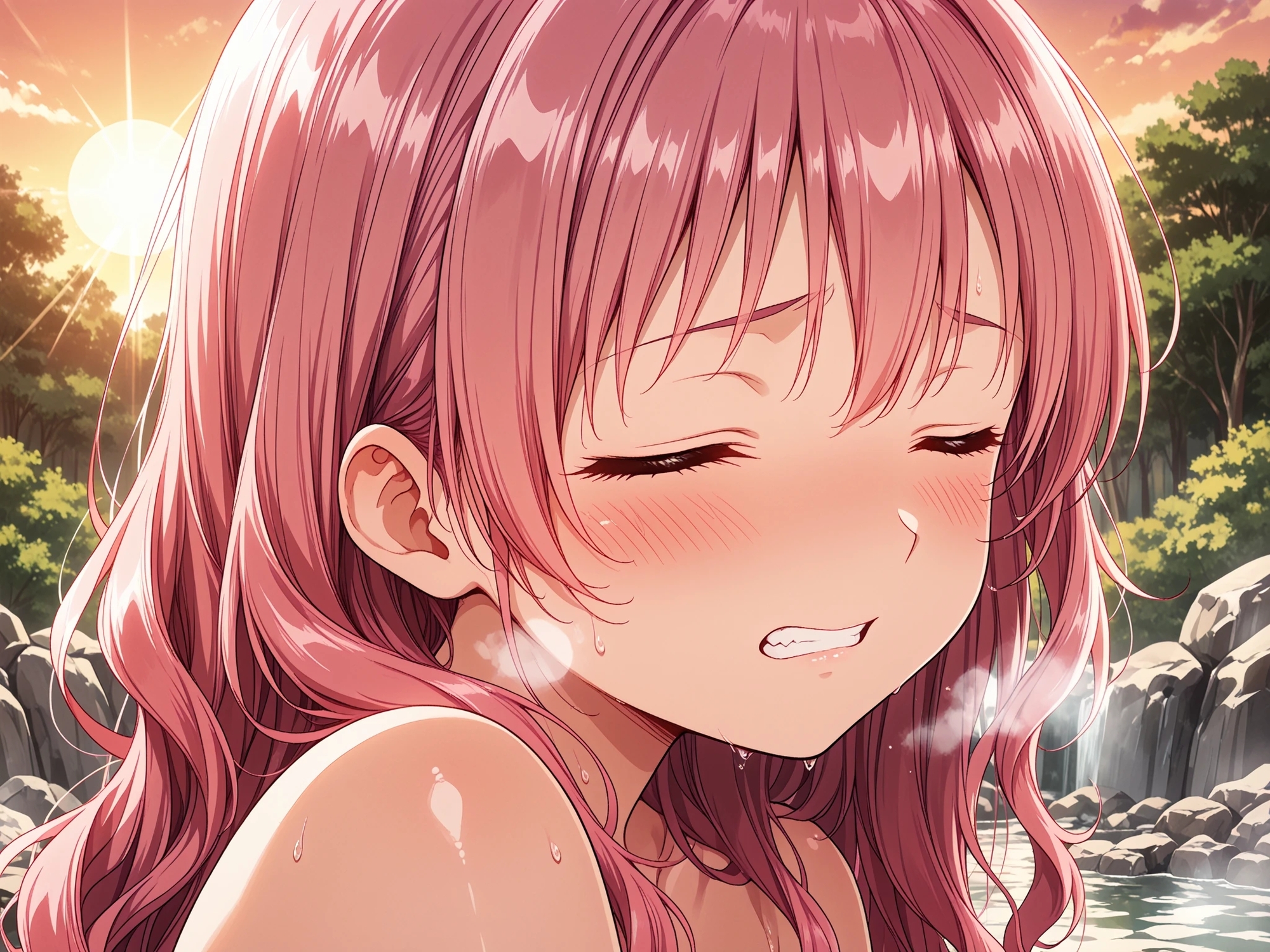 AI美少女イラスト Vol.44 L〇VERS 恋に〇ちたら 大〇ひな子(温泉編)