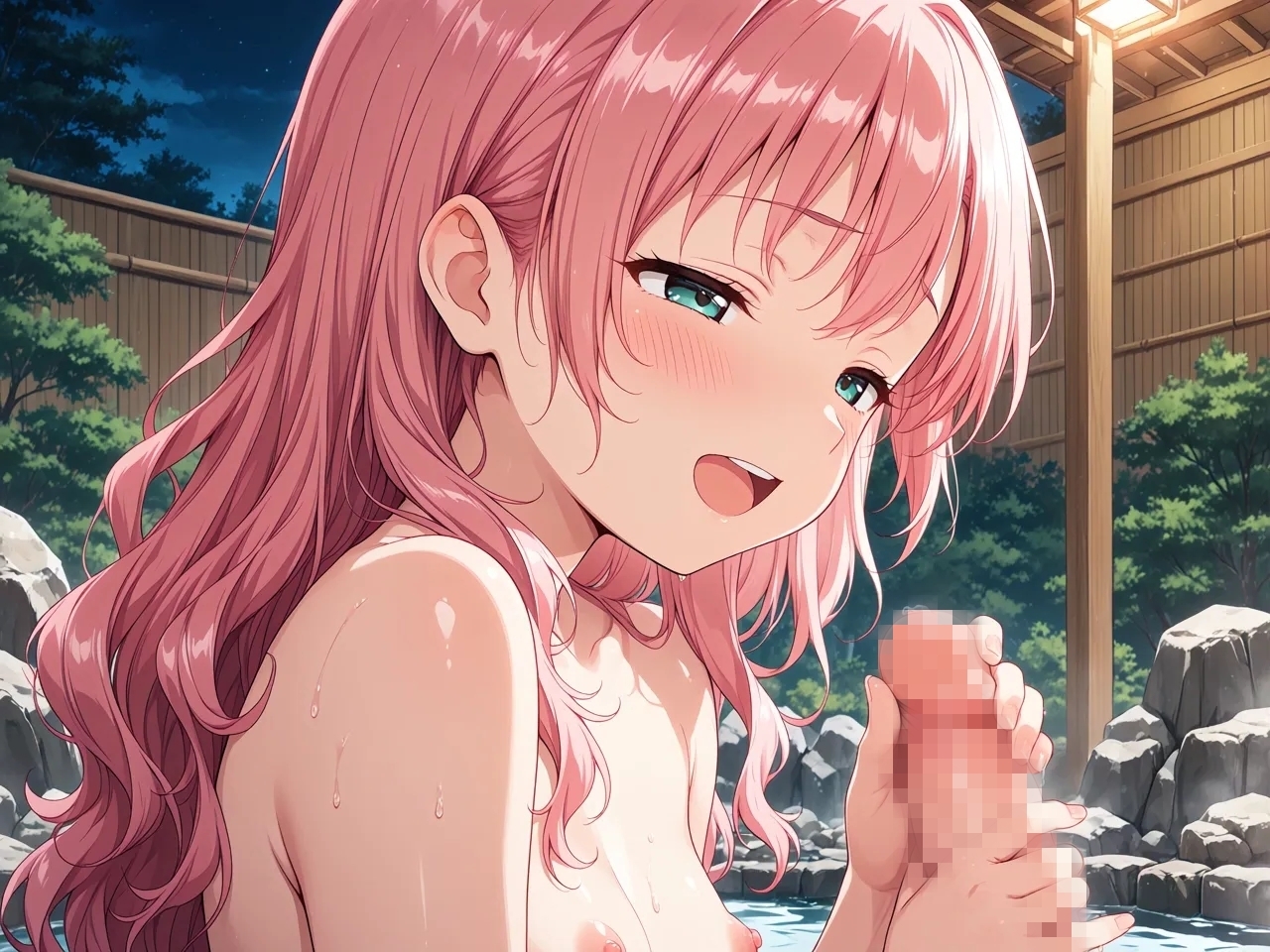 AI美少女イラスト Vol.44 L〇VERS 恋に〇ちたら 大〇ひな子(温泉編)