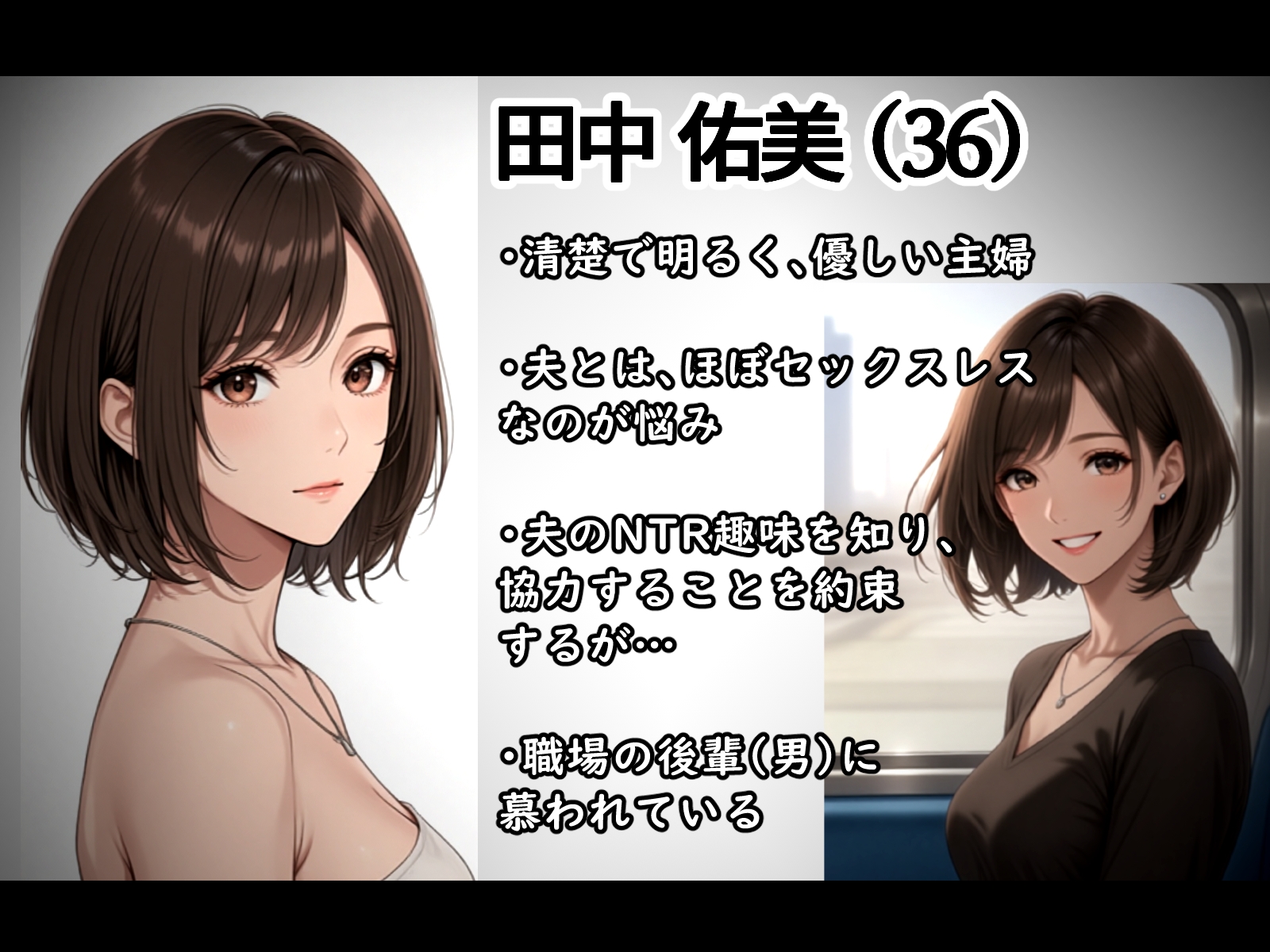 妻のネトラセ報告動画【ラブレター】(田中佑美)フルアニメ音声作品