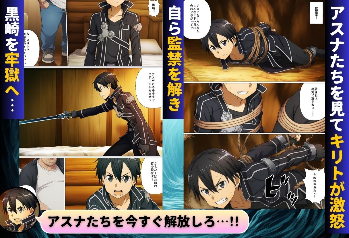 コスプレアート・オンライン～キリトを人質に取られ全員寝取られ堕ちた件～