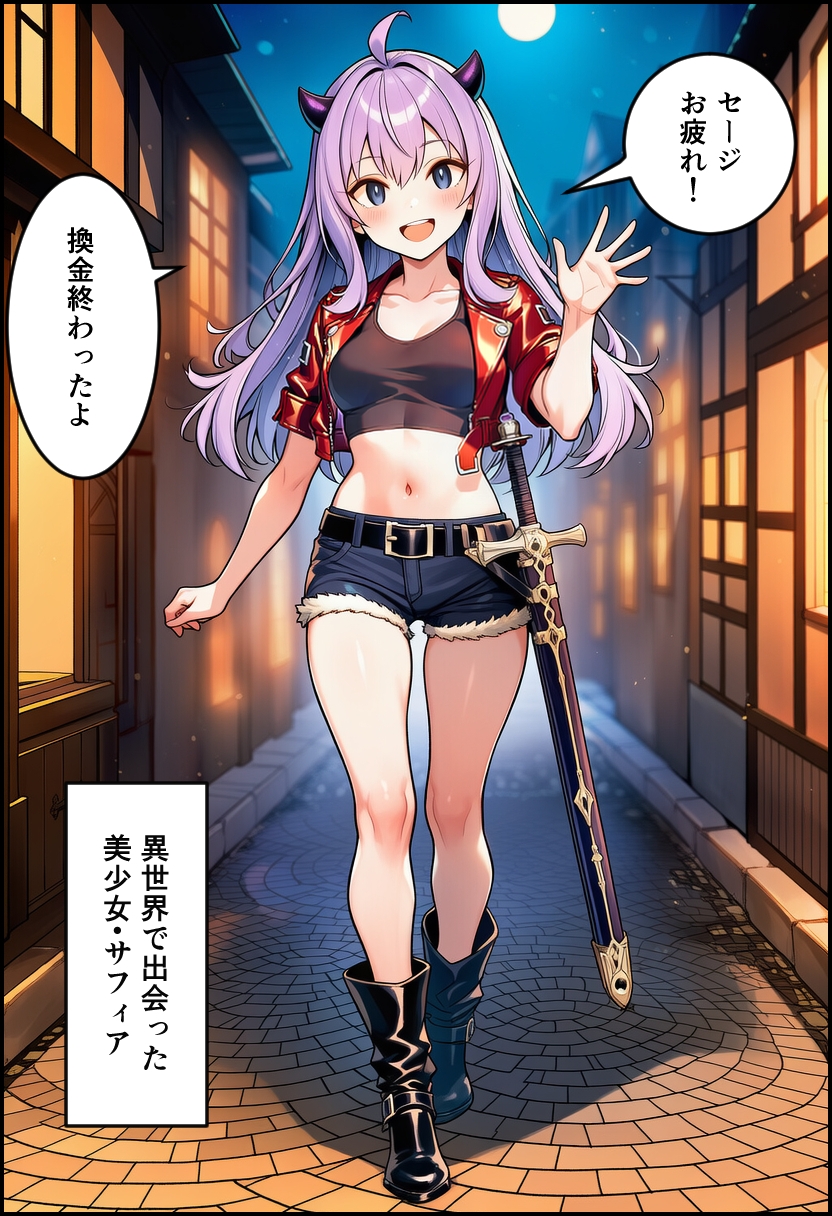 命懸けで戦った日の夜、惚れたサキュバスを犯し、犯され、全て出し切って……彼女の胸で眠りに落ちるまで。