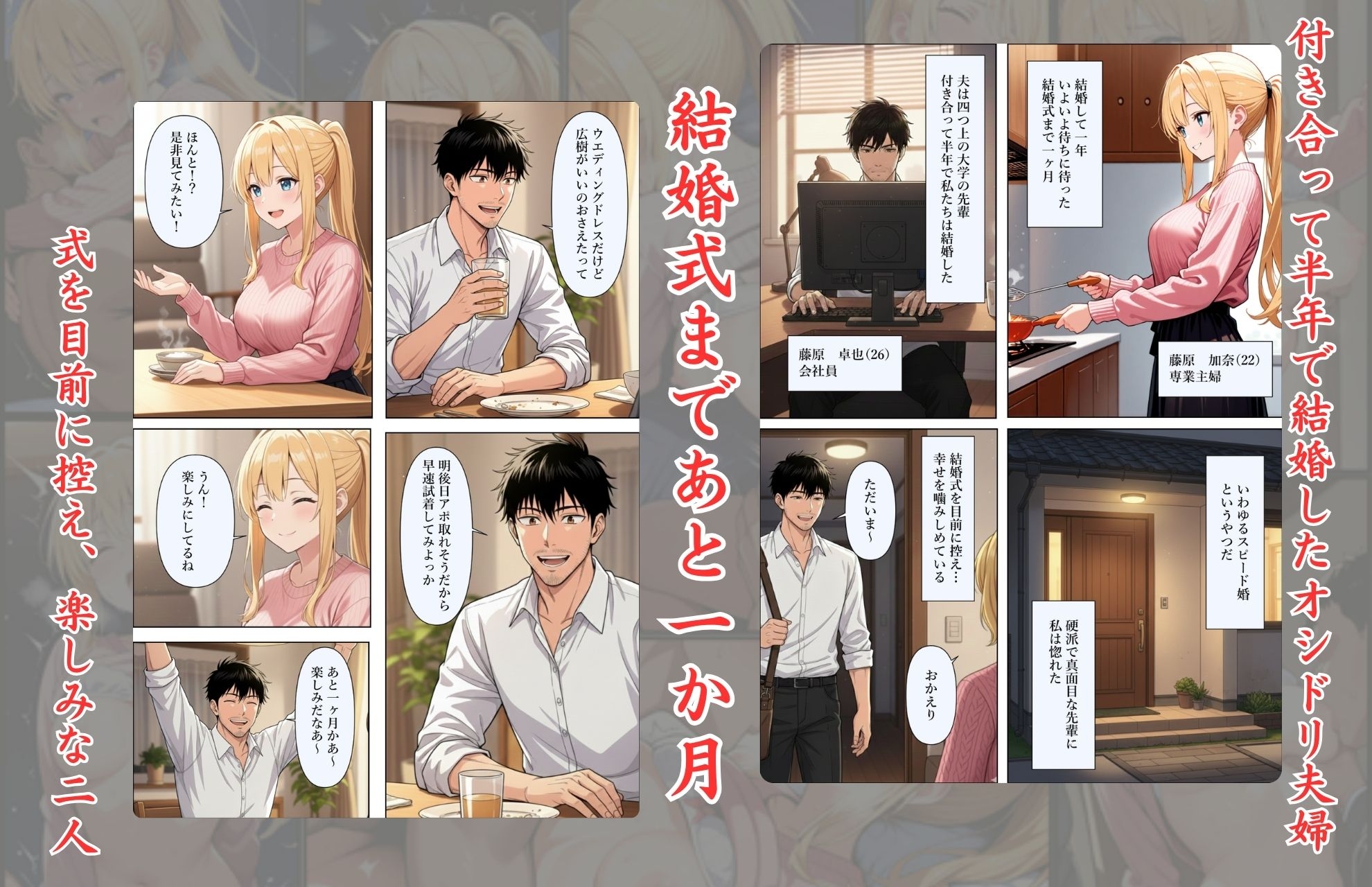 結婚式前夜に…