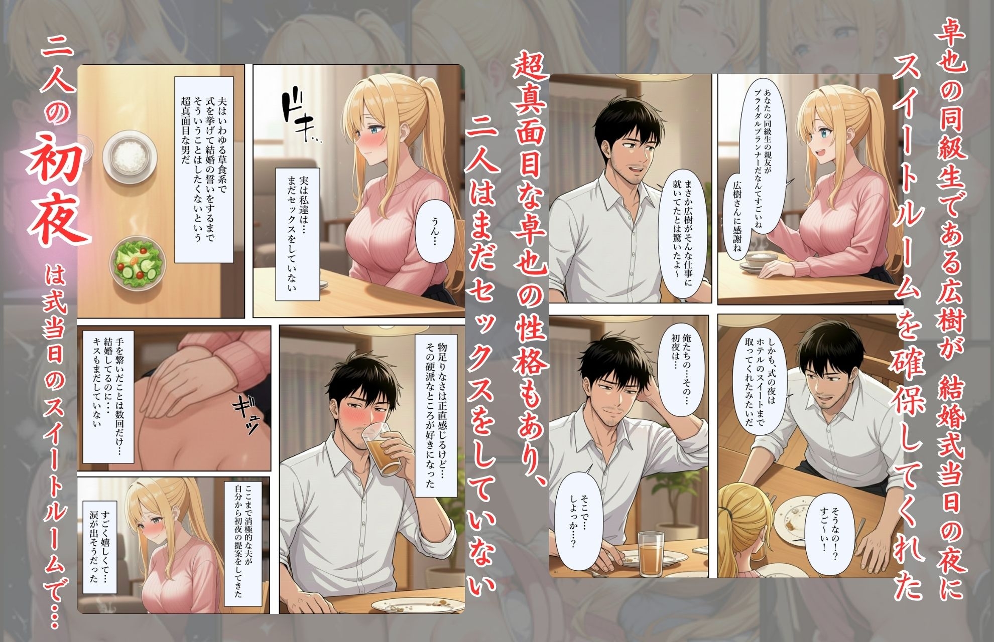 結婚式前夜に…