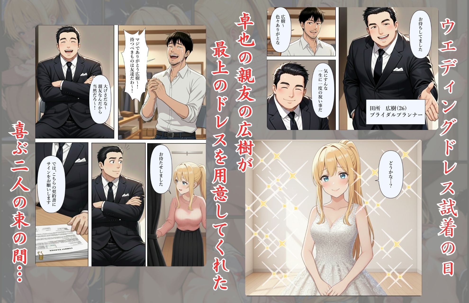 結婚式前夜に…