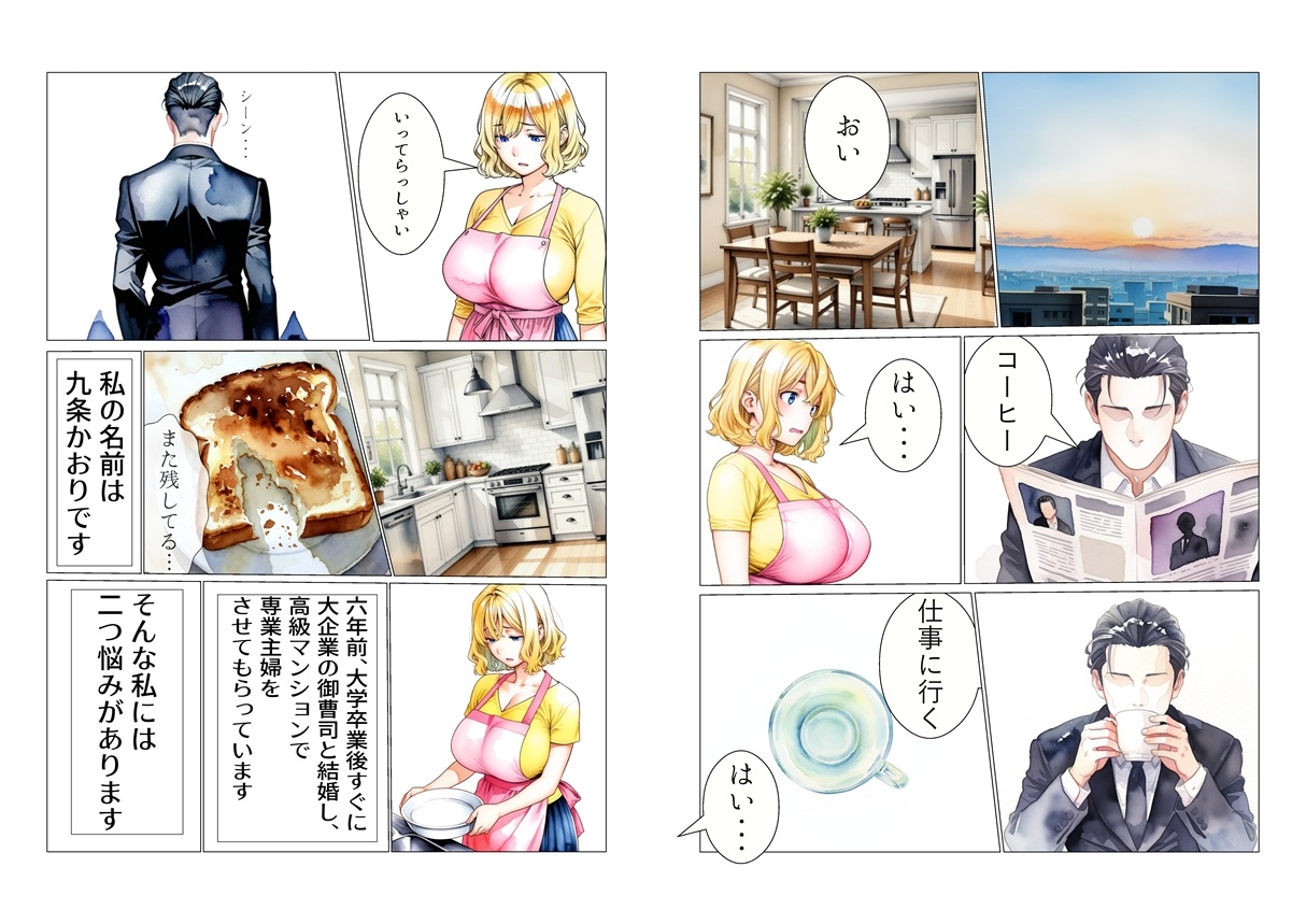 ゆるふわ美人妻かおり、巨槍に堕ちる