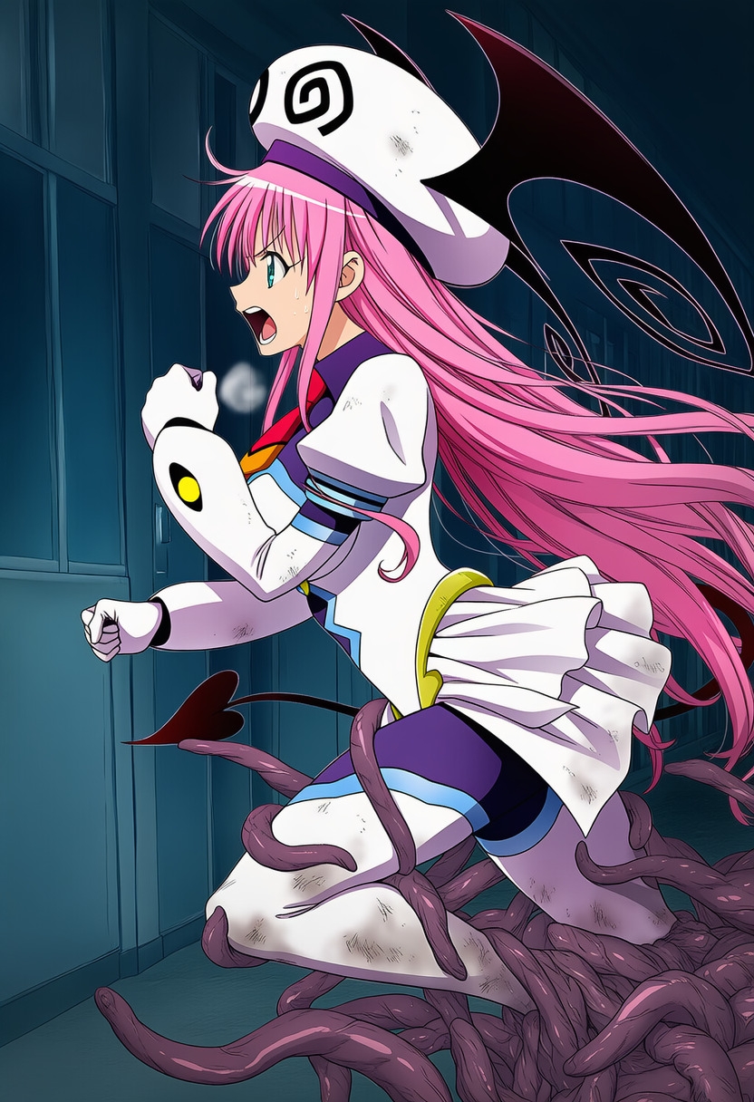 ララ vs ぬるぬる触手