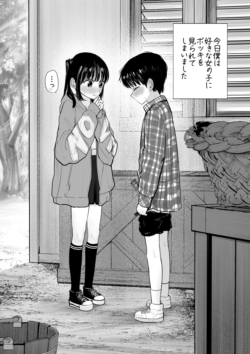 はじめてボッキを人に見せた日のこと