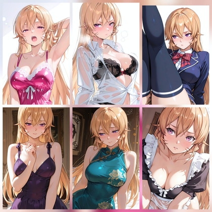 [AIイラストCG] 薙切え〇なとXXX