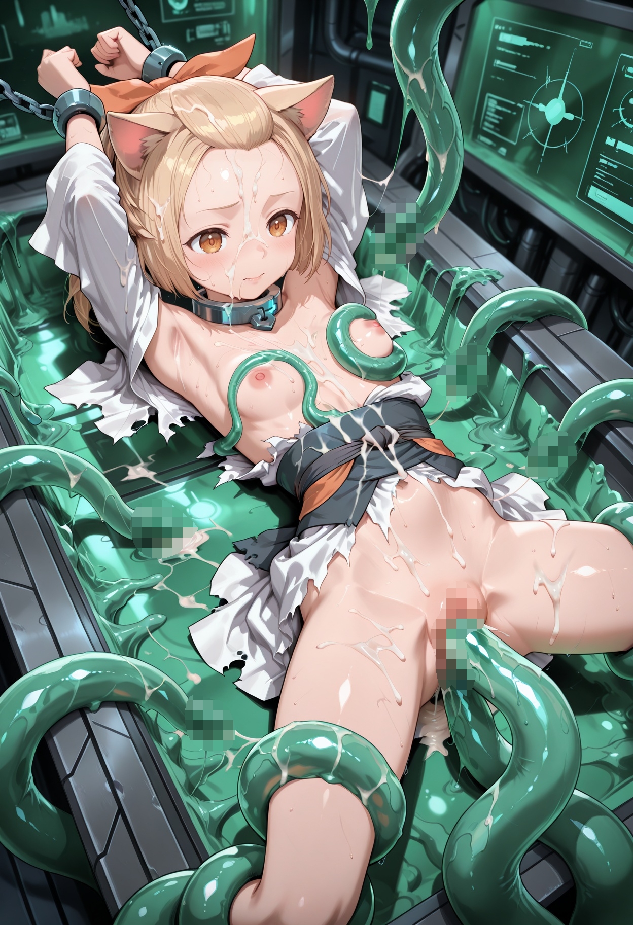 ヒロイン触手陥落 遊○王 誘発娘編