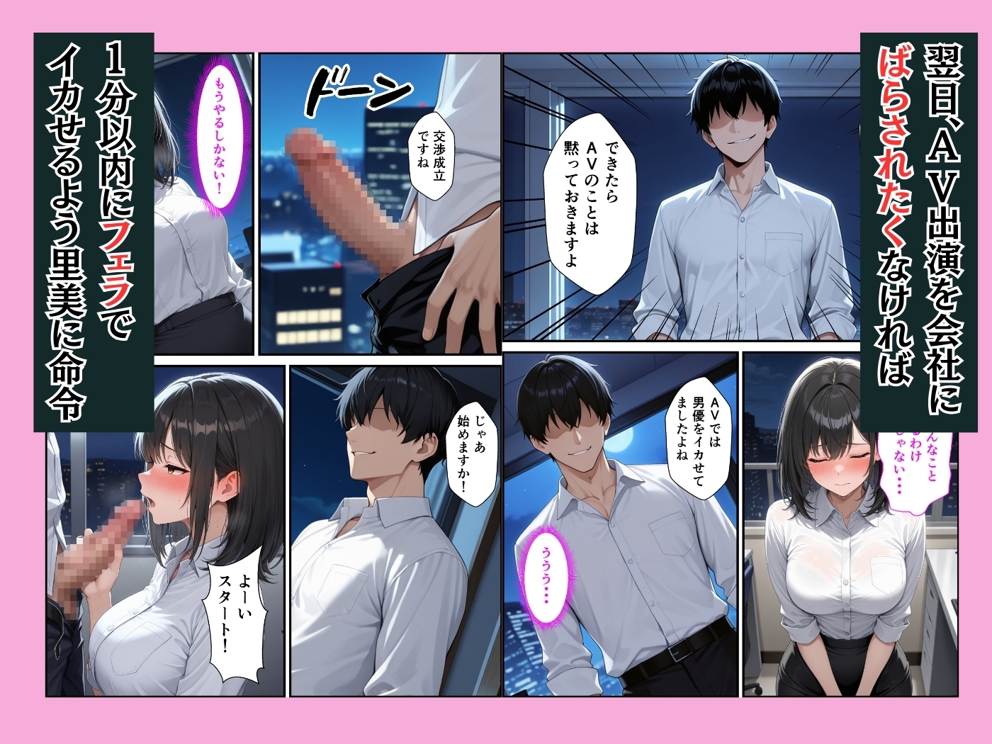 感じの悪いねちねち巨乳上司の弱みを握って中出しセックスする話