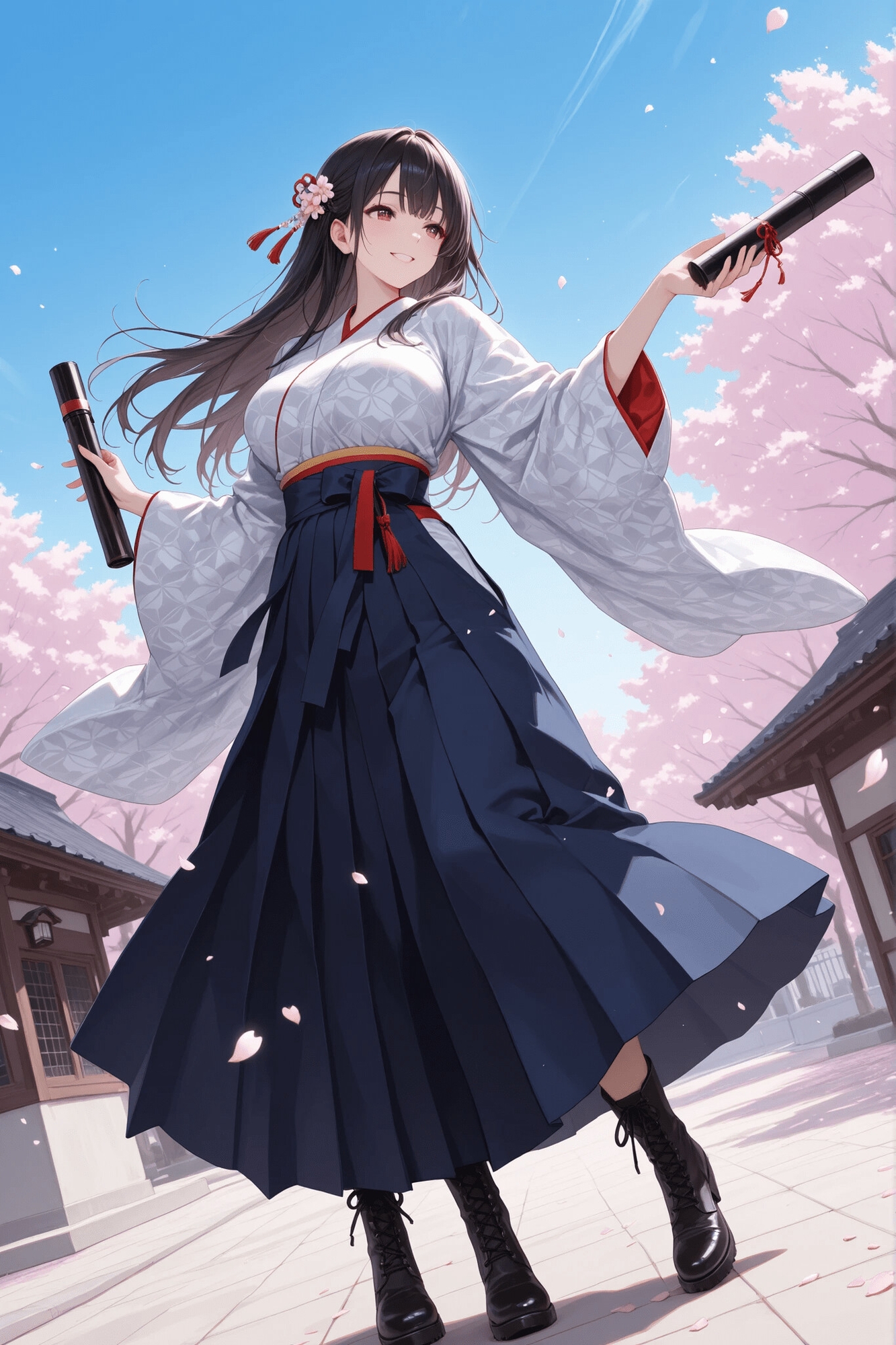 卒業式袴女性と着たままえっち！ 卒業式の後に「あの筒」みたいなあなたのモノが欲しいの。