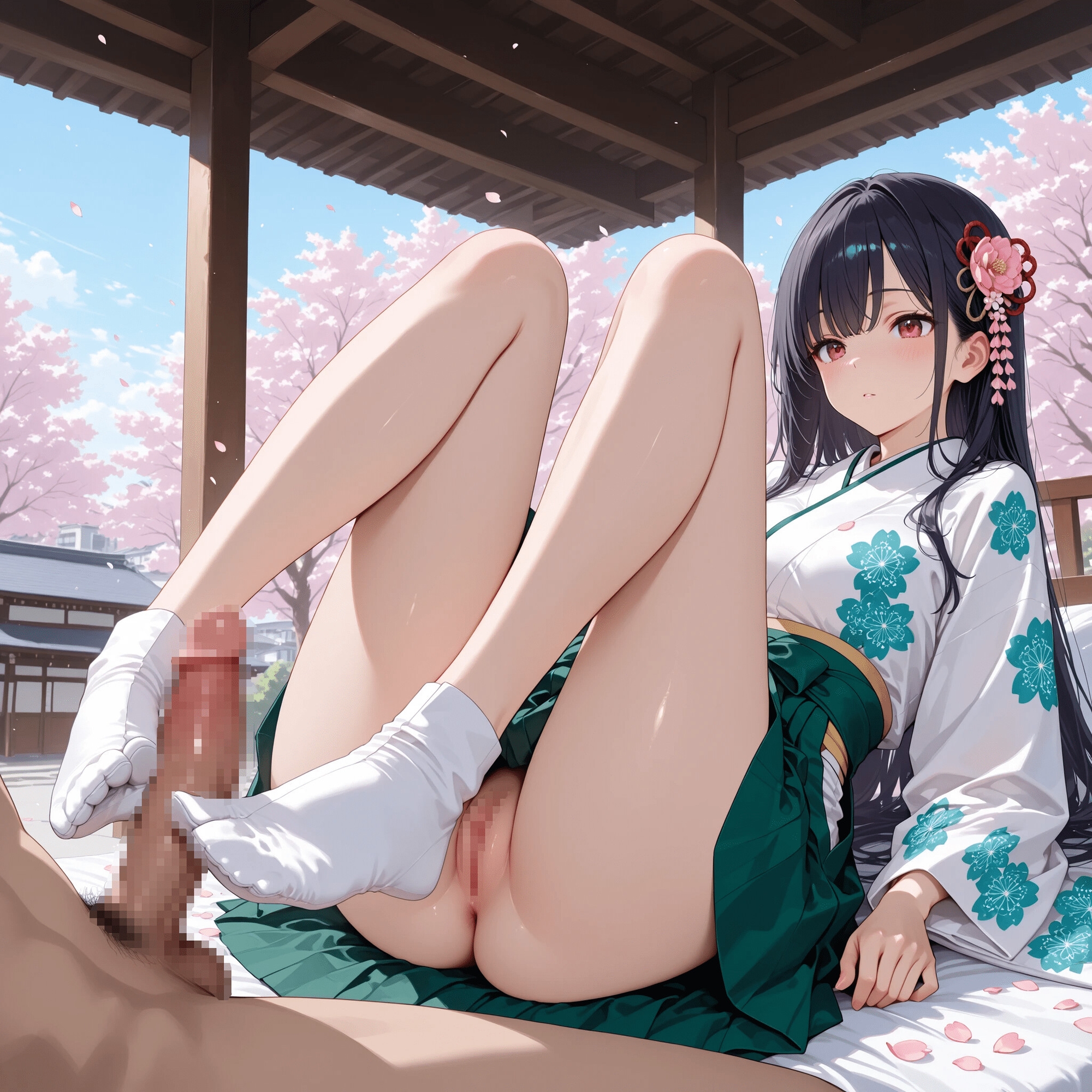 卒業式袴女性と着たままえっち！ 卒業式の後に「あの筒」みたいなあなたのモノが欲しいの。