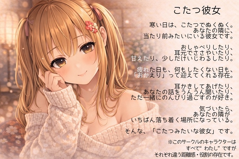 【耳かきASMR一時間】彼女の部屋で休日まったり耳かき【3Dio黒耳】