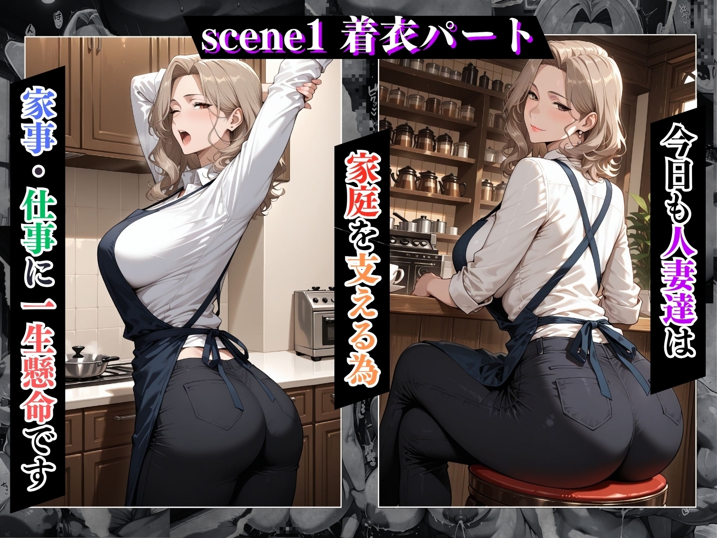 肉感人妻種付け〜愛想良いカフェ店員を背徳感じる中出しセックス〜