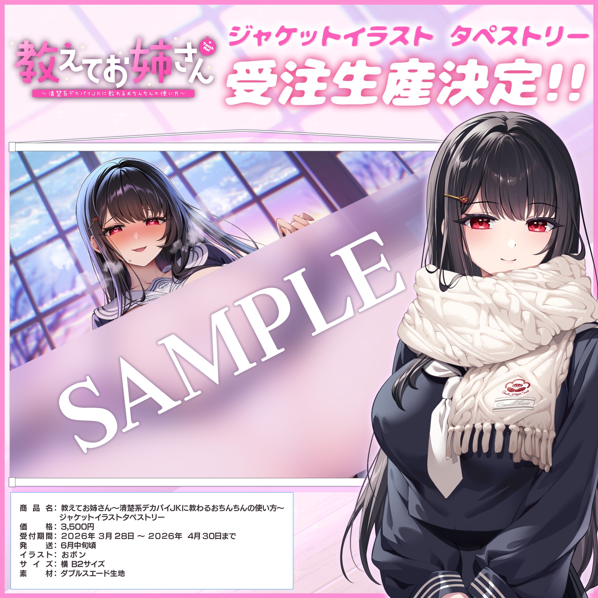 教えてお姉さん～清楚系デカパイJKに教わるおちんちんの使い方～