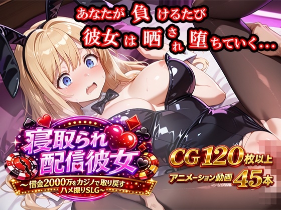 寝取られ配信彼女 ～借金2000万をカジノで取り戻すハメ撮りSLG～
