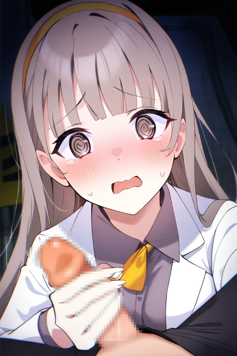 【デ〇モン】イ〇リ&カ〇ンが手コキと騎乗位セックスする本