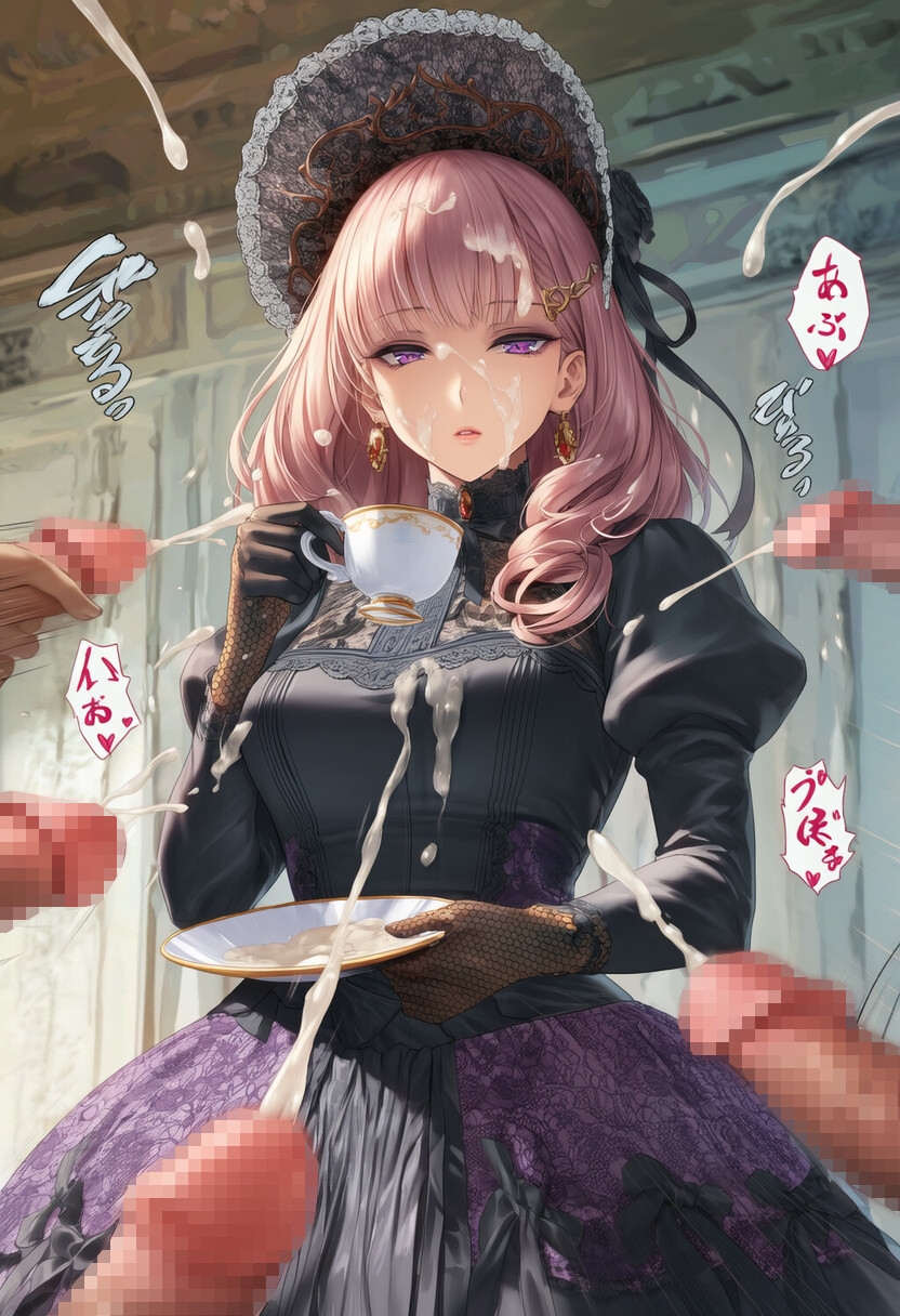 ゴシック〇リィタ様にぶっかけ射精 ver.M