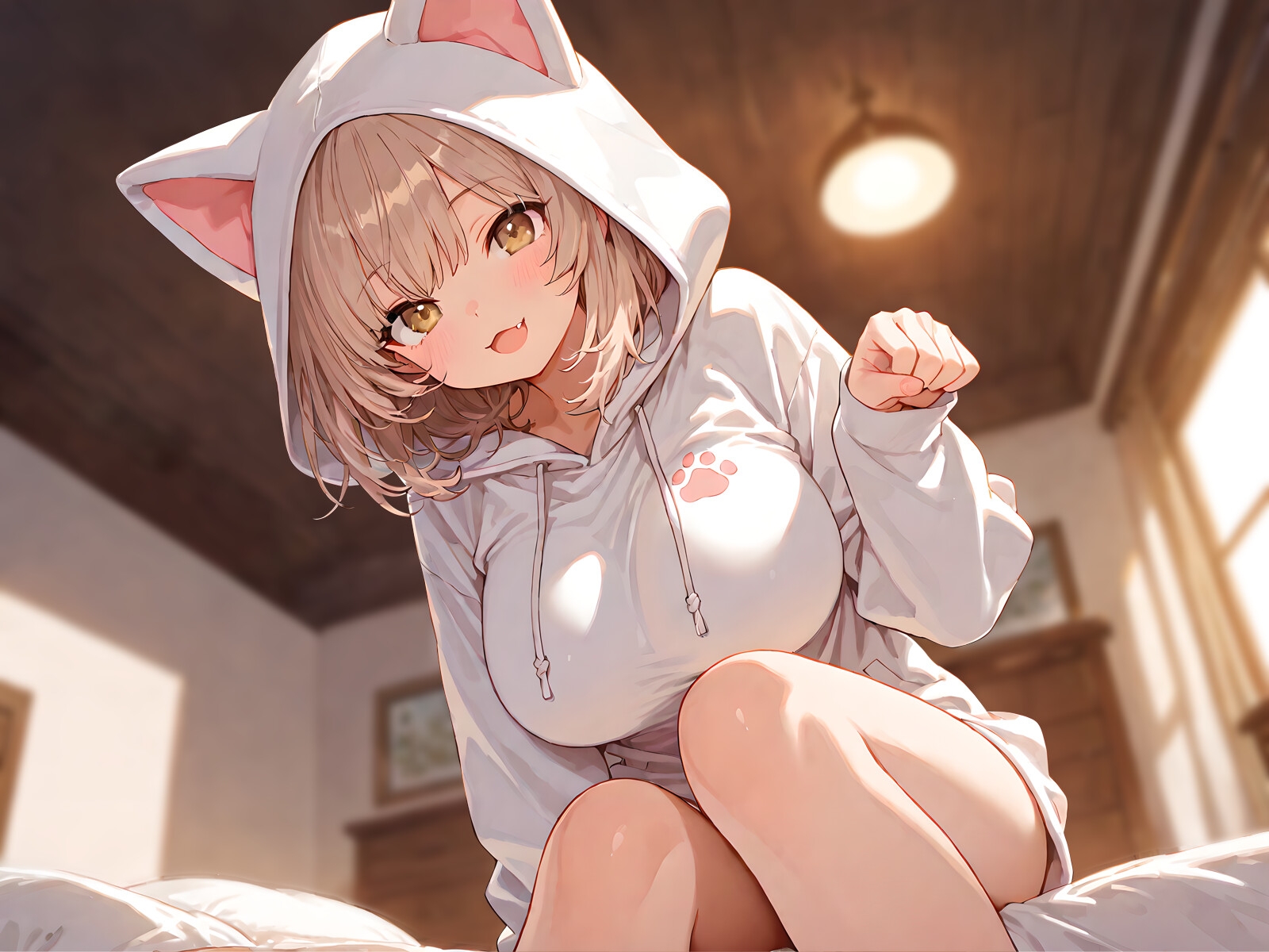 無邪気なネコ系幼なじみギャルのにゃんにゃん耳ぺろ手コキ～ゴロゴロいちゃいちゃ甘えん坊えっち～