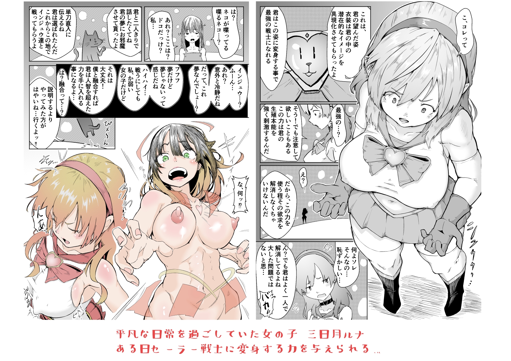 セックスバトルヒロイン セーラー戦士 三日月ルナ