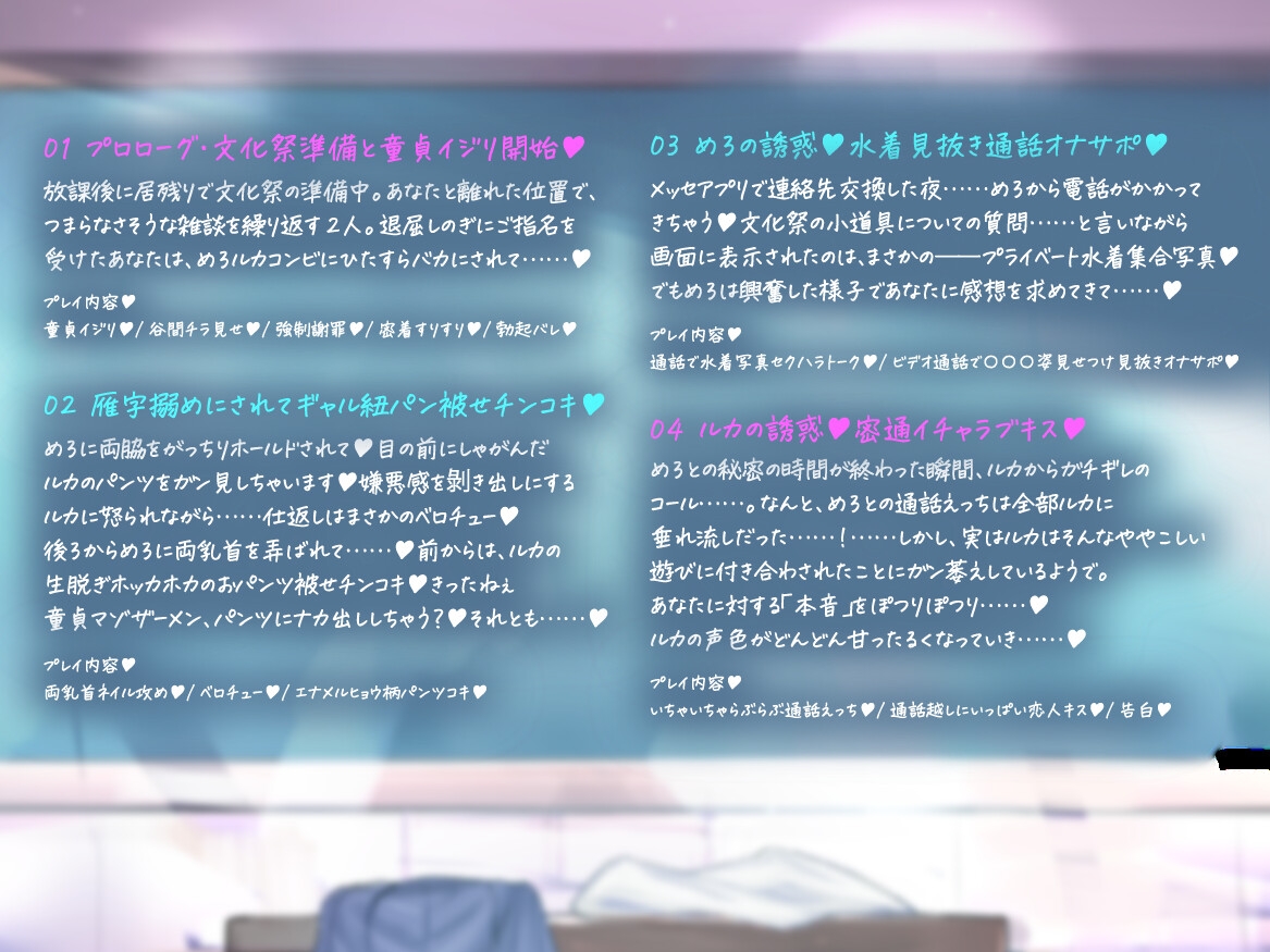 オタクにやさしくないギャル ～自己中&性悪Wギャルにマゾちんぽをイジめられまくる日々～