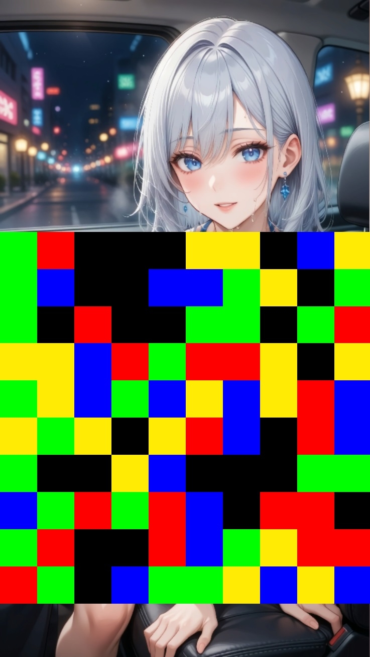 【 シームレス動画・着エロに特化！】もざ消し！ パート2 〜モザイク風ブロックをなぞって消す爽快パズルゲーム〜